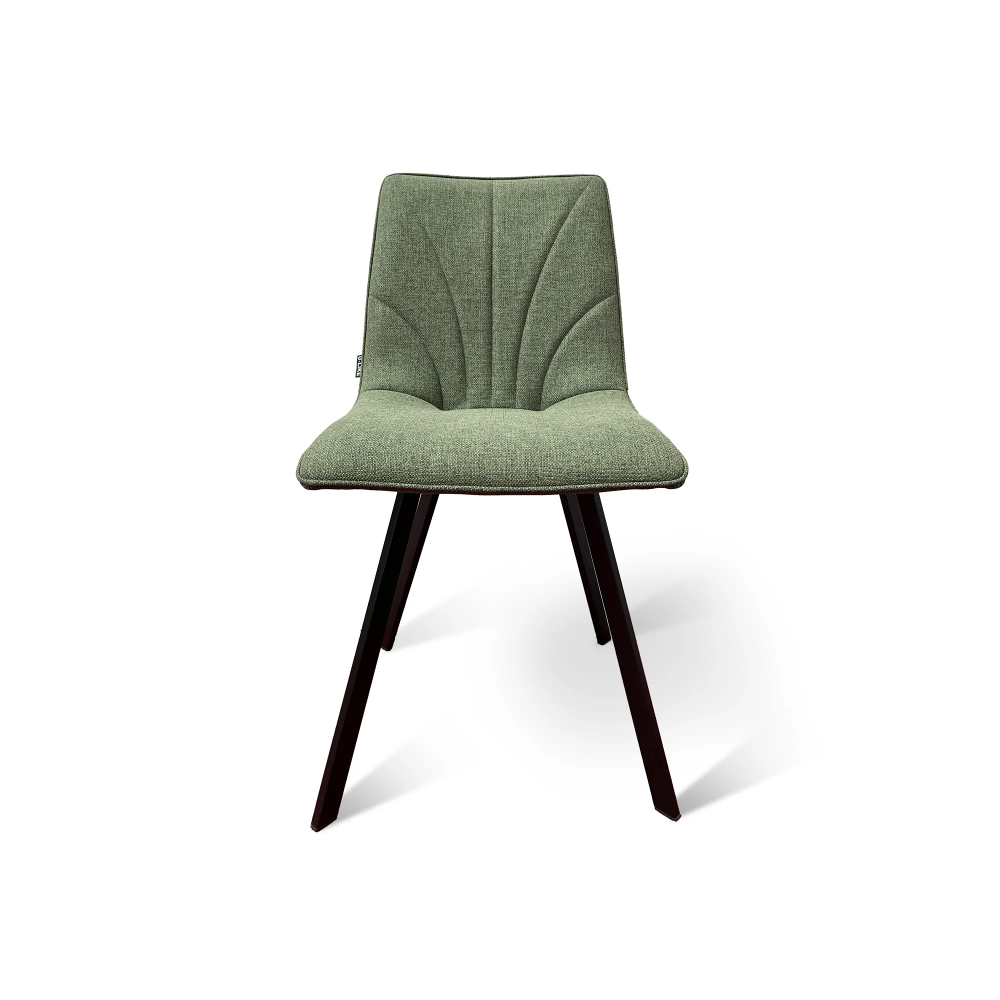 Lehnstuhl 'Crentz', grün, schwarz, B 46 cm, L 55 cm, H 88 cm