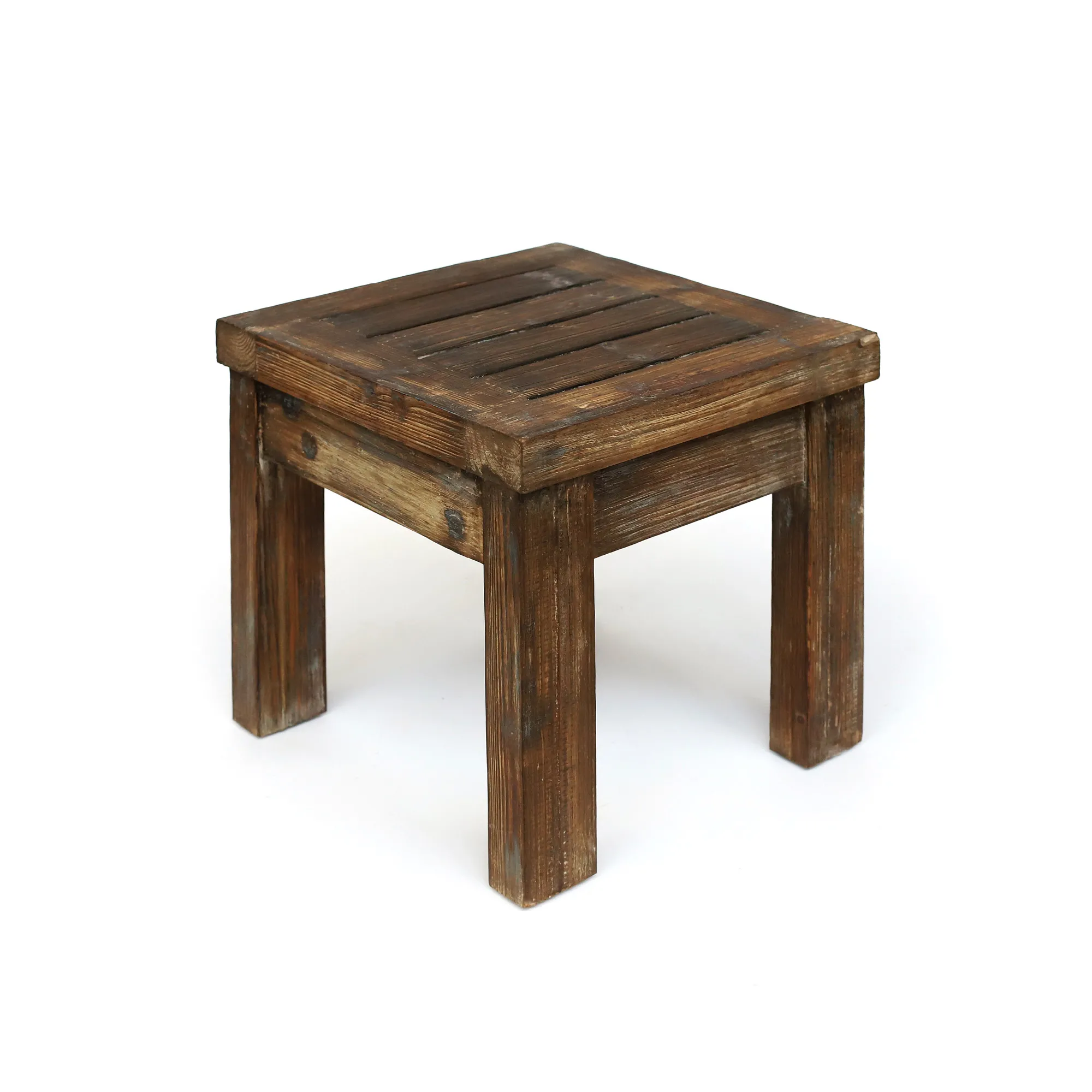 Beistelltisch aus Tannenholz, B 45 cm, L 45 cm, H 41,5 cm