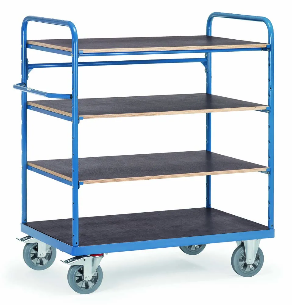 Etagenwagen mit Ladefläche 100 x 70 cm | Höhe 158 cm