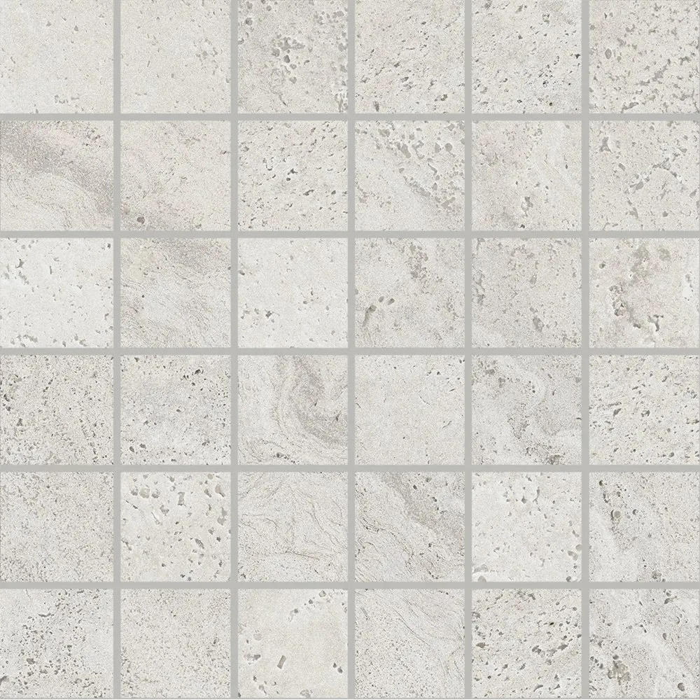 PROVENZA FLIESEN UNIQUE TRAVERTINE MOSAIK SILVER MINIMAL NATURAL 30X30