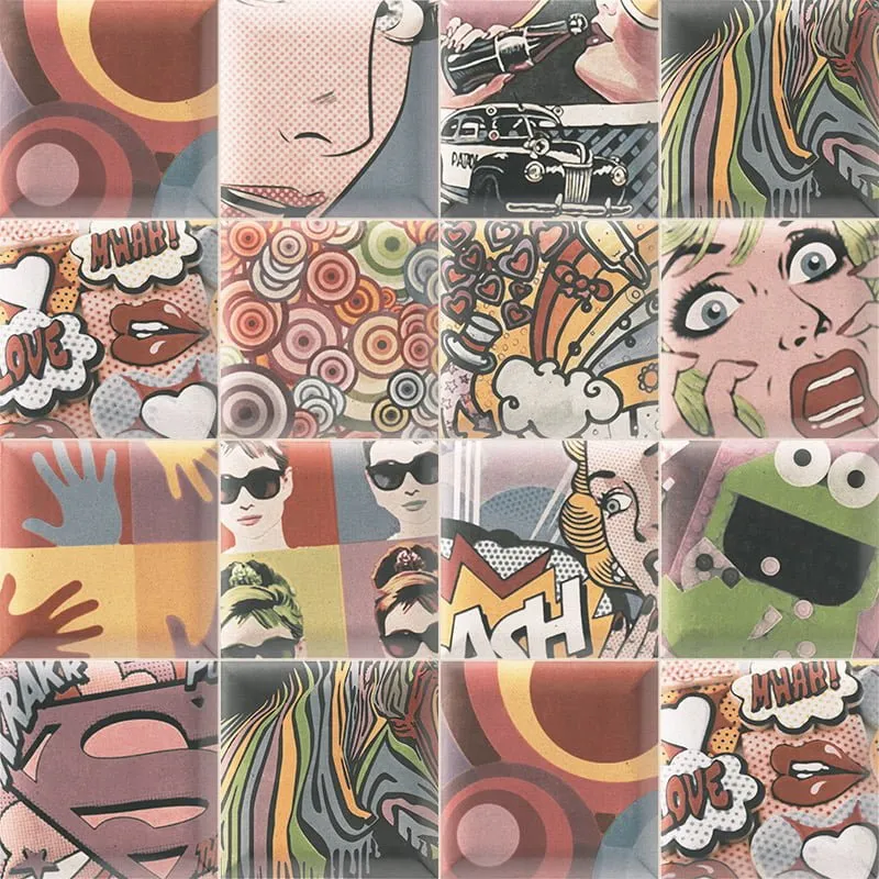 MAINZU FLIESEN BOMBATO DECOR YORK SATINATO 15X15