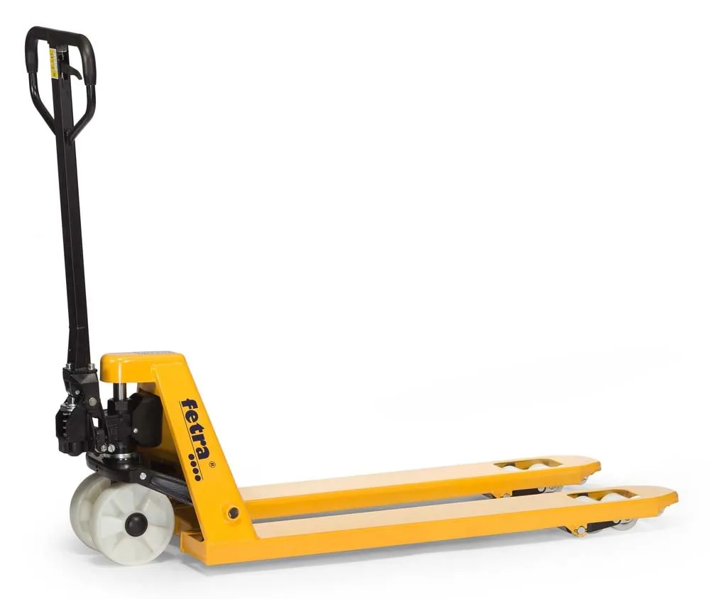 Gabelhubwagen mit Nylon Bereifung | 2500 kg Traglast | 115 cm Gabellänge