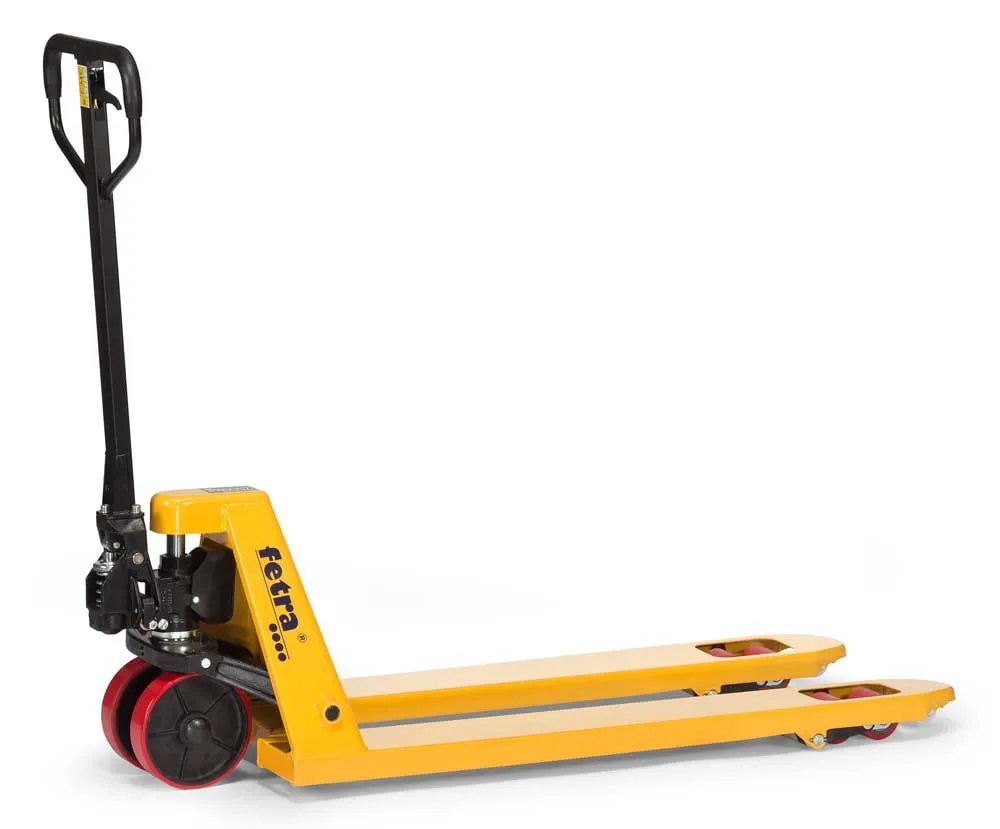 Gabelhubwagen mit Polyurethan Bereifung | 2500 kg Traglast | 115 cm Gabellänge