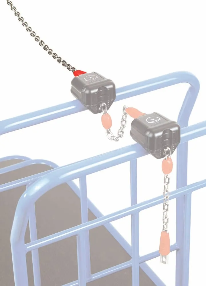 Wandanschlusskette für Pfandschloss (120 cm) -Zubehör-