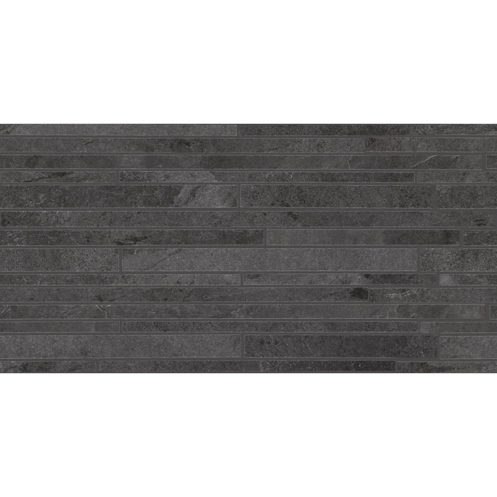 MARAZZI FLIESEN MYSTONE ARDESIA MOSAICO MURETTO ANTRACITE NATURAL 30X60