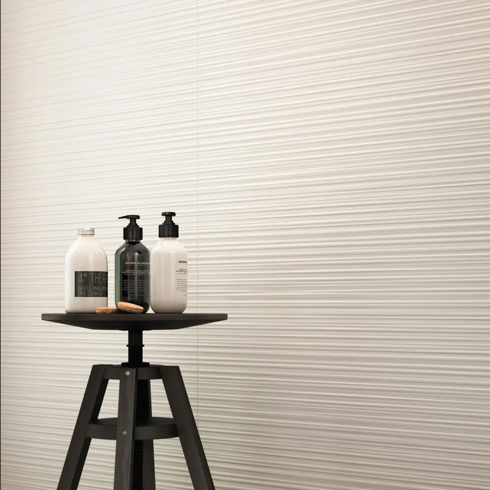 MARAZZI ABSOLUTE WHITE FLIESEN STRUTTURA FIBER 3D SATINATO 25X76