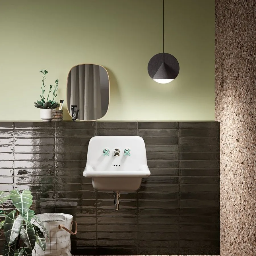 FAETANO FLIESEN FRAMMENTI NERO BRICK LUX 7,5X40