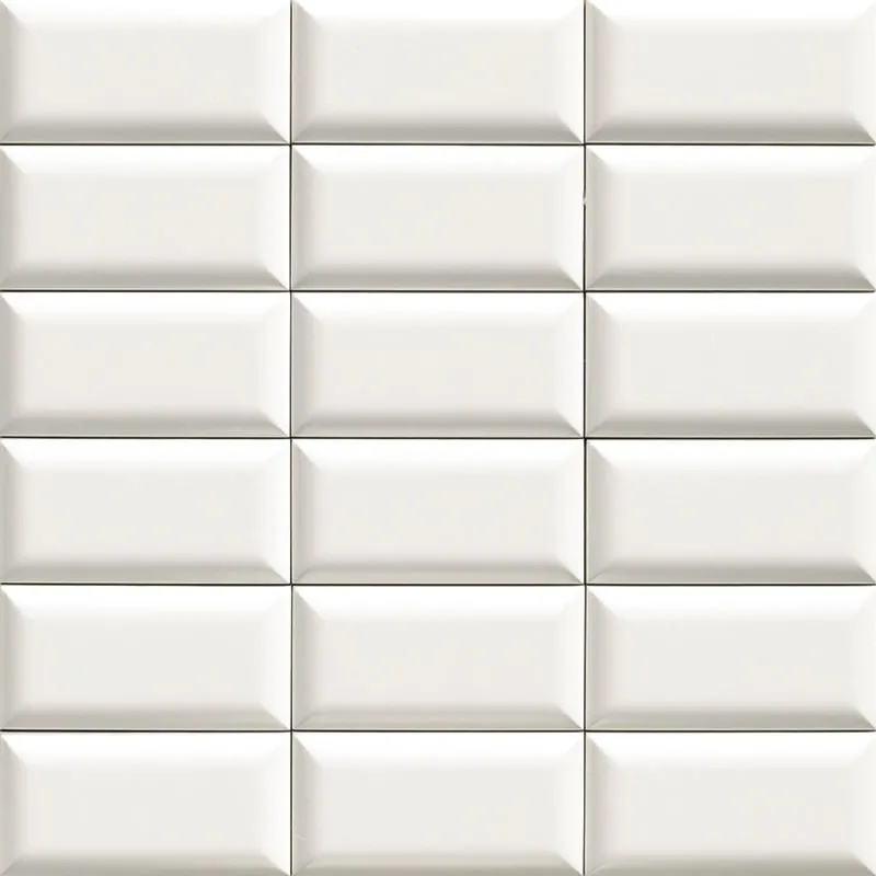 MAINZU FLIESEN BUMPY WHITE LUX 10X20