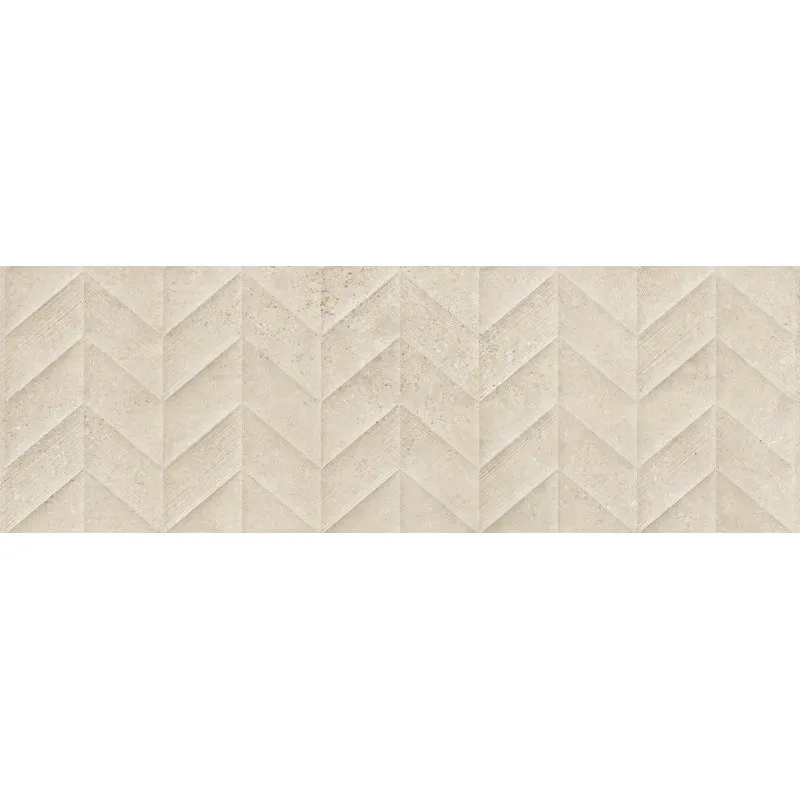 MARAZZI WORK FLIESEN BEIGE STRUTTURA SPIKE 3D NATURAL REKTIFIZIERT 30X90