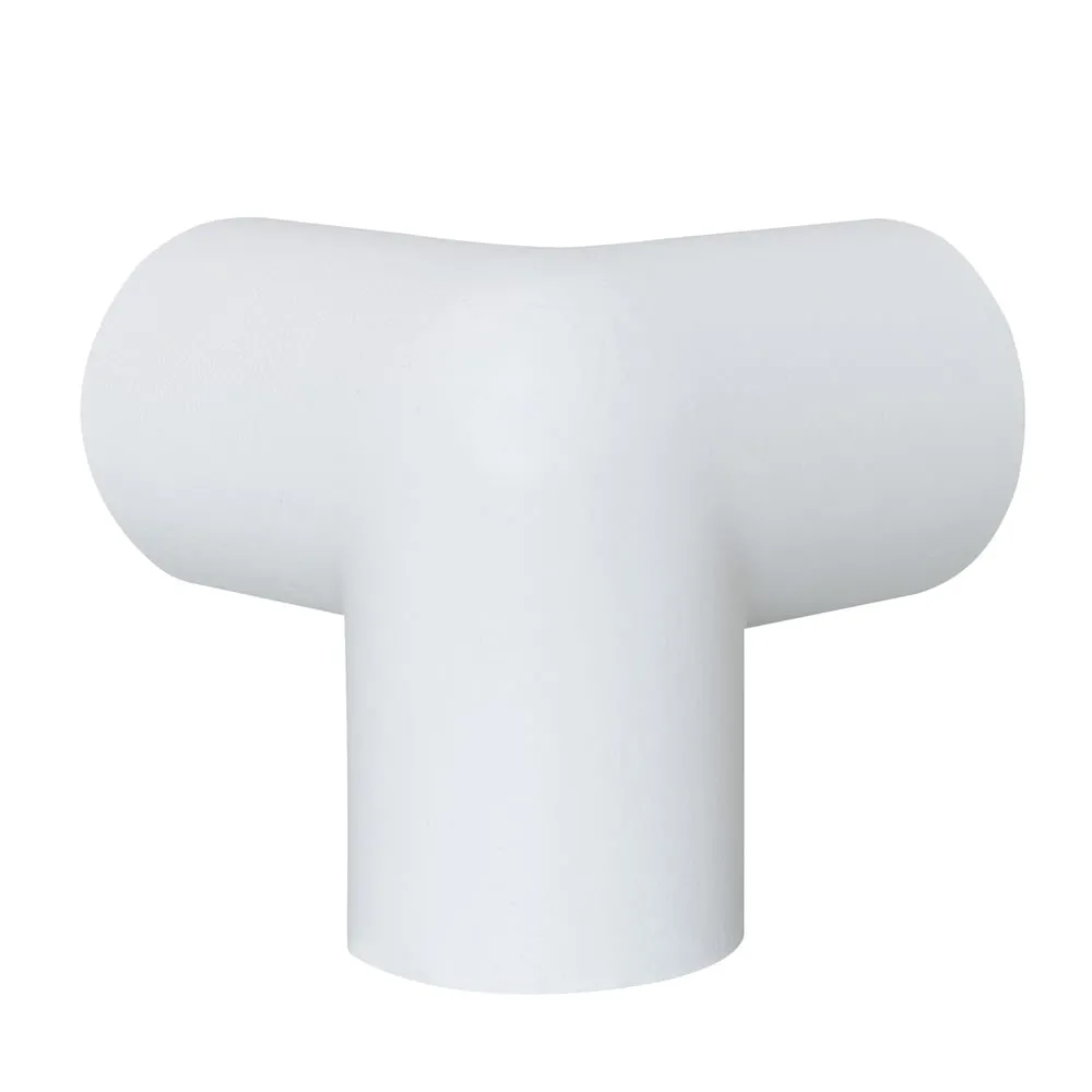 Prallschutz aus Polyurethanschaum | Für Außenecken Kreisförmig, Dreischenkelig, Selbstklebend | HxBxT 4,5x4,5x4,5cm | UV-, lösungsmittel- & temperaturbeständig | Weiß