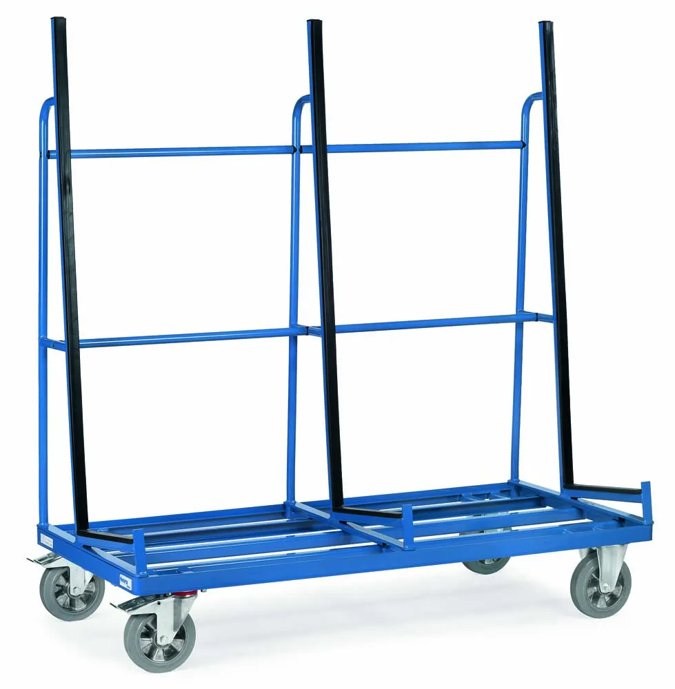 Glaswagen | Plattenwagen mit einseitiger Auflagefläche von 127,6 x 43 cm