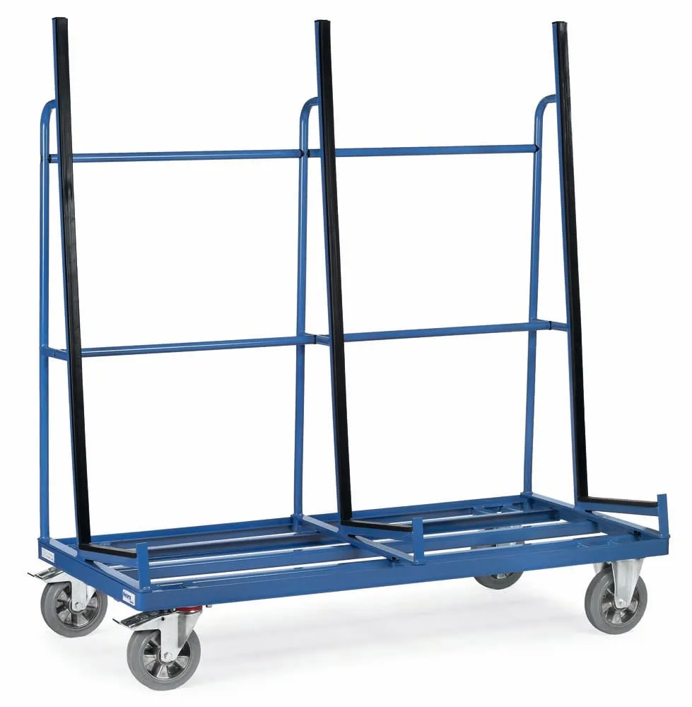 Glaswagen | Plattenwagen mit einseitiger Auflagefläche von 167,6 x 43 cm