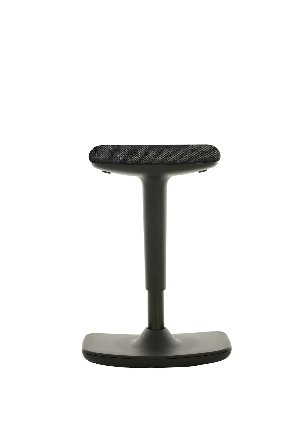 Schaukelhocker Charleston | Sitzhöhe 56-69cm | Tragfähigkeit 110kg | Polstersitze | konvex geformter Tellerfuß | Anthrazit