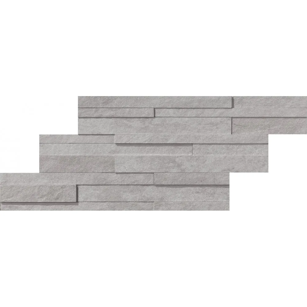 LEA CERAMICHE FLIESEN WATERFALL MURETTO 3D SILVER FLOW NATURAL REKT. 29X59
