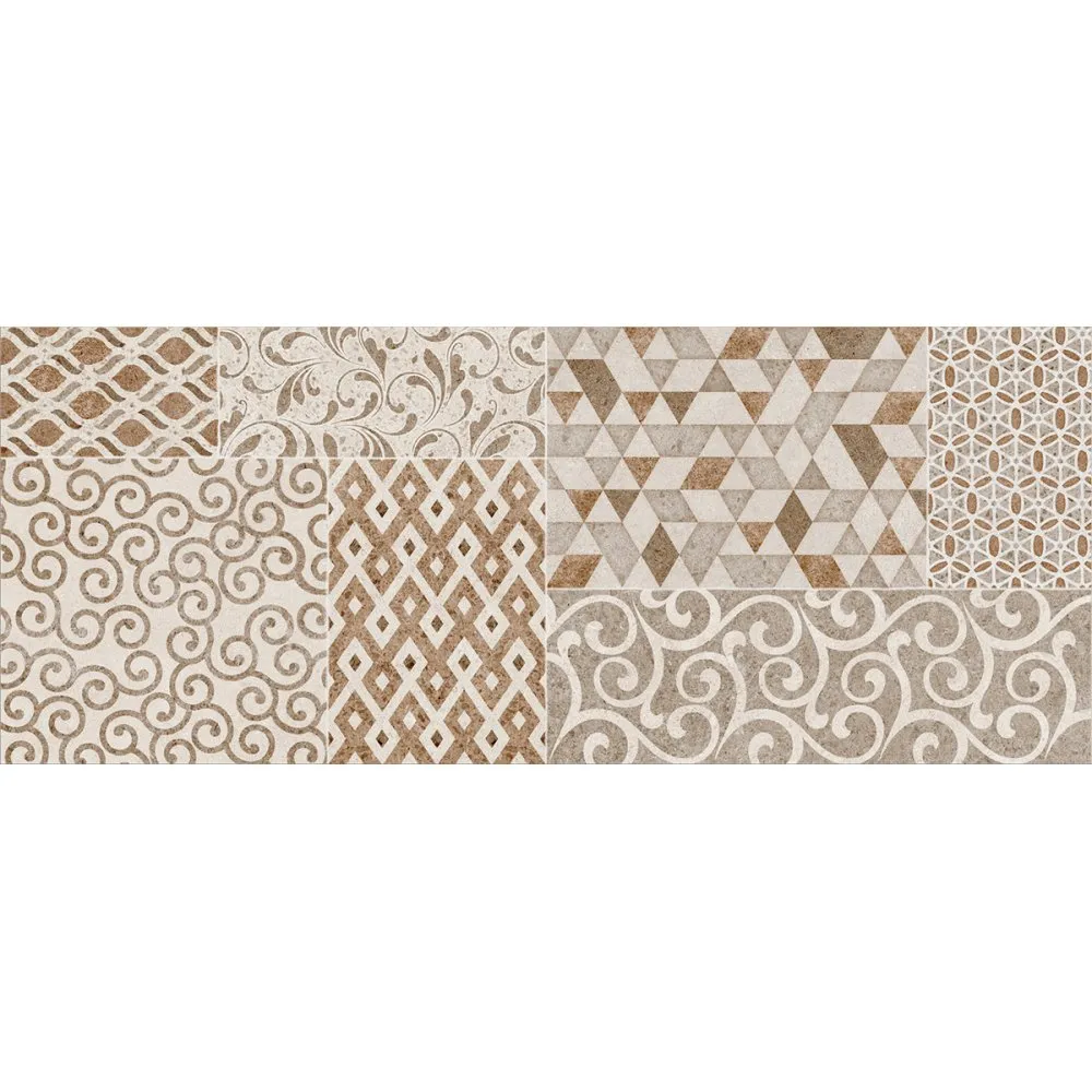 MARAZZI STREAM FLIESEN DECORO MATCH IVORY NATURAL 20X50