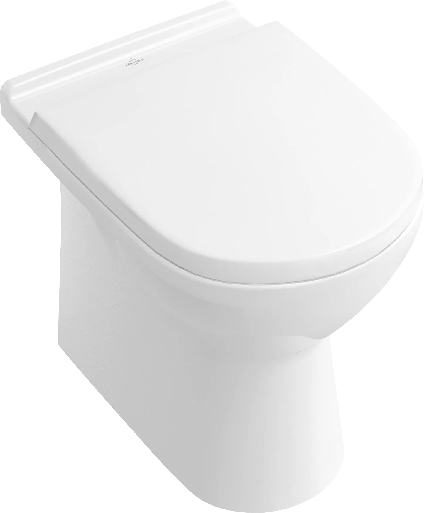 Tiefspül-WC O.novo 565710, 360 x 560 x 400 mm, Oval, bodenstehend, Abgang waagerecht, Weiß Alpin