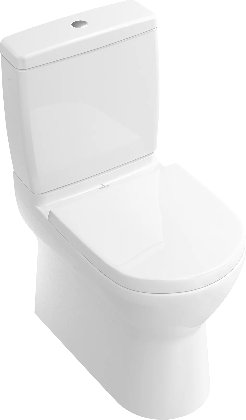 Tiefspül-WC für Kombination O.novo 565810, 360 x 640 x 400 mm, Oval, bodenstehend, Abgang waagerecht, Weiß Alpin