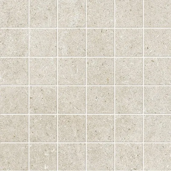 SUPERGRES FLIESEN EPIKA MOSAIK AUF NETZ SHELL NATURAL REKTIFIZIERT 30X30