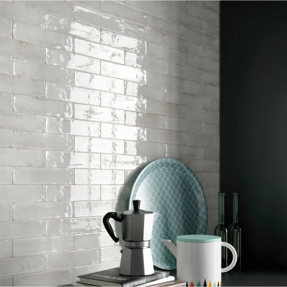 VIVA METALLICA METALBRICK WHITE LUX 6X24