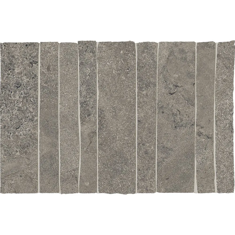 ERGON PORTLAND STONE MOSAIK ANTHRACITE WALLCUT CROSS CUT NATURAL 19,4X29,4