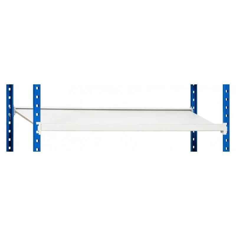 Fachboden für Schrägbodenregale MAXIMUS | BxT 100x40cm | Fachlast 150kg | Lichtgrau