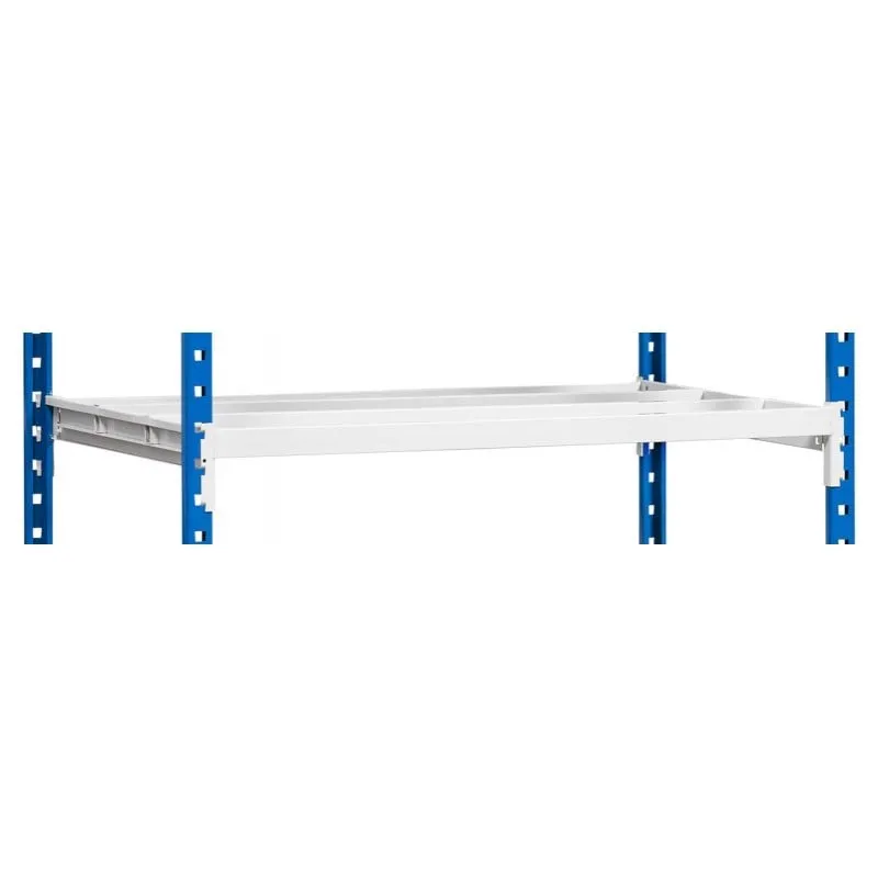 Fachboden MAXIMUS Pro | BxT 150x50cm |  Fachlast 236kg | Ohne Auflage | passend zu Aktenregale, Pendelhefter-Regale, Fachbodenregale, & Kleiderständer MAXIMUS & MAXIMUS Pro | Lichtgrau