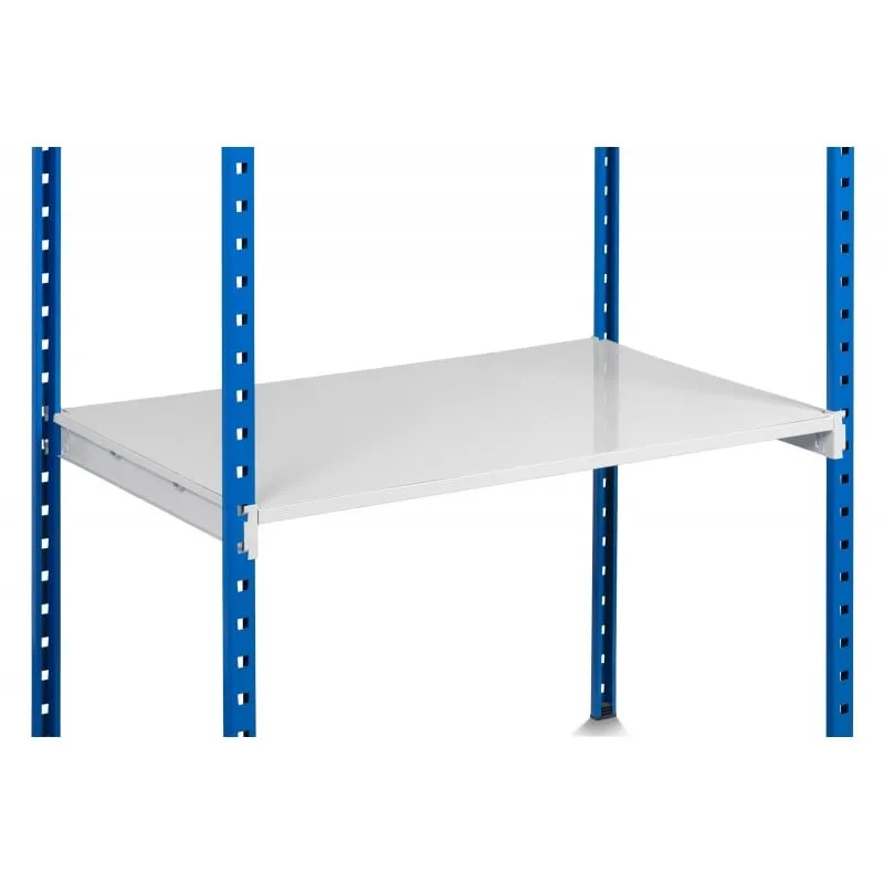 Metall-Auflage für Fachböden MAXIMUS & MAXIMUS Pro | BxT 100x60cm | Stahl 0,8mm | Lichtgrau