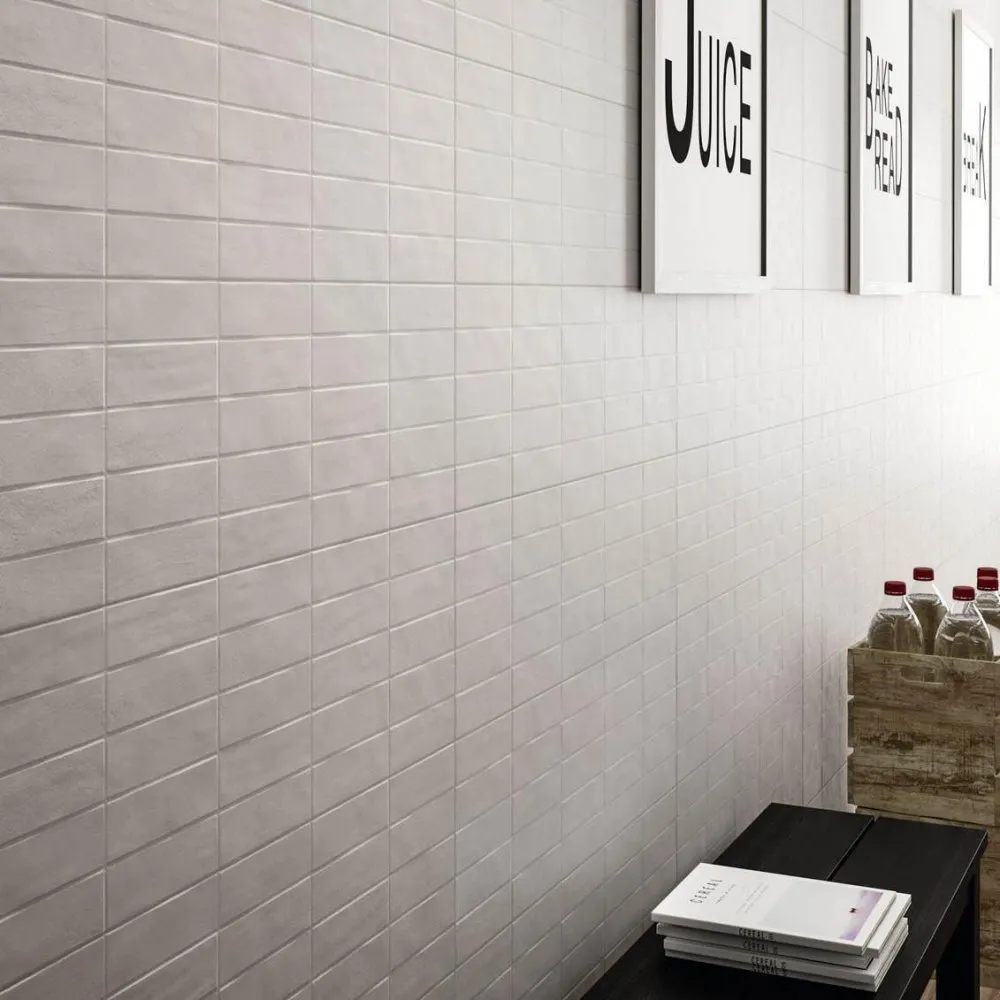 MARAZZI CHALK FLIESEN GREY STRUTTURA BRICK 3D NATURAL 25X76