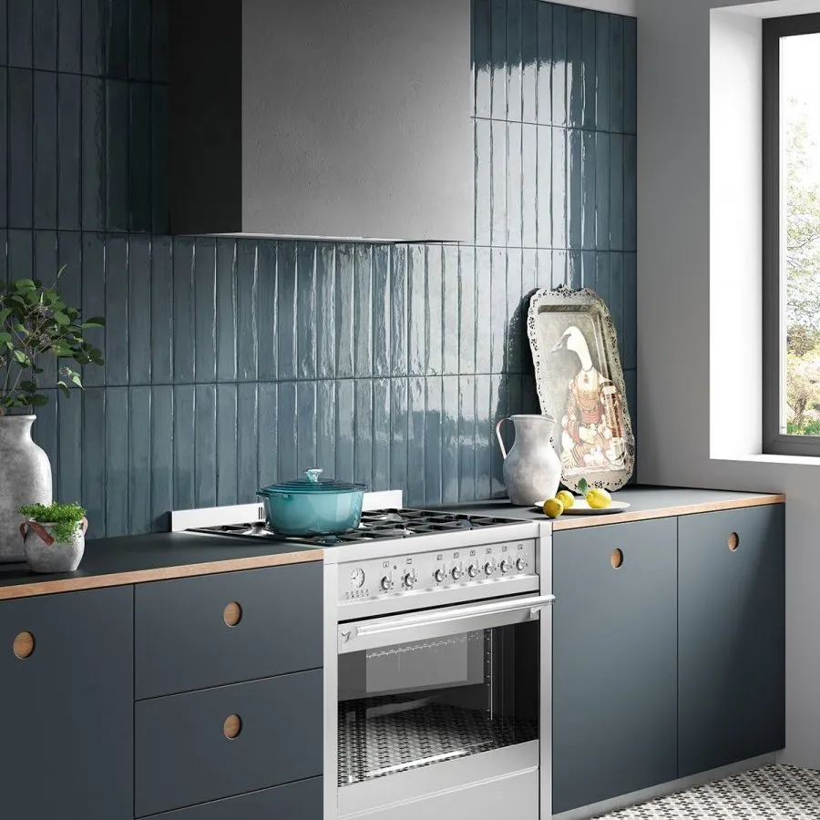 FAETANO FLIESEN FRAMMENTI BLU NOTTE BRICK LUX 7,5X40