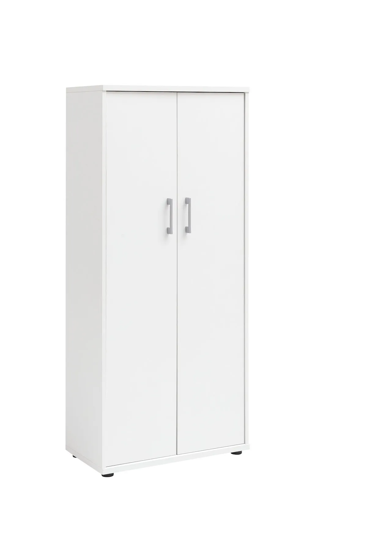Möbelpartner Aktenschrank Tiger | Large | HxBxT 147x65x34cm | 4 Fächern & 2 Flügeltüren | Weiß