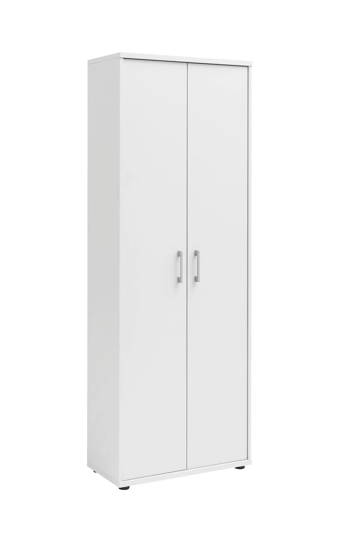 Möbelpartner Aktenschrank Tiger | XL | HxBxT 182x65x34cm | 5 Fächern & 2 Flügeltüren | Weiß