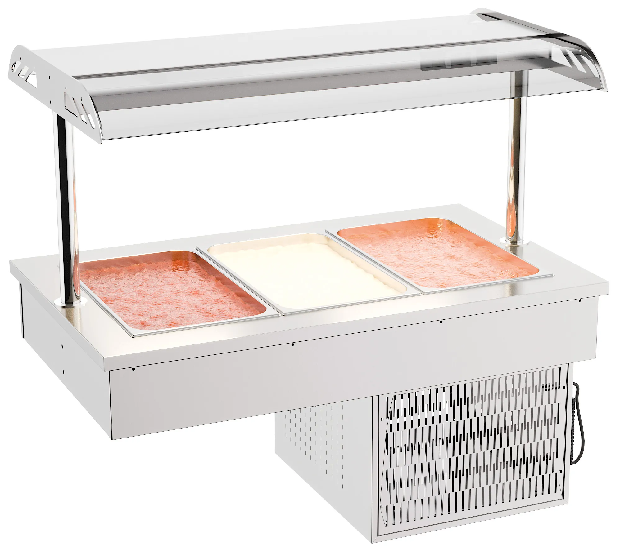 Einbaukühlwanne 3/1 HxBxT 105x120x70cm