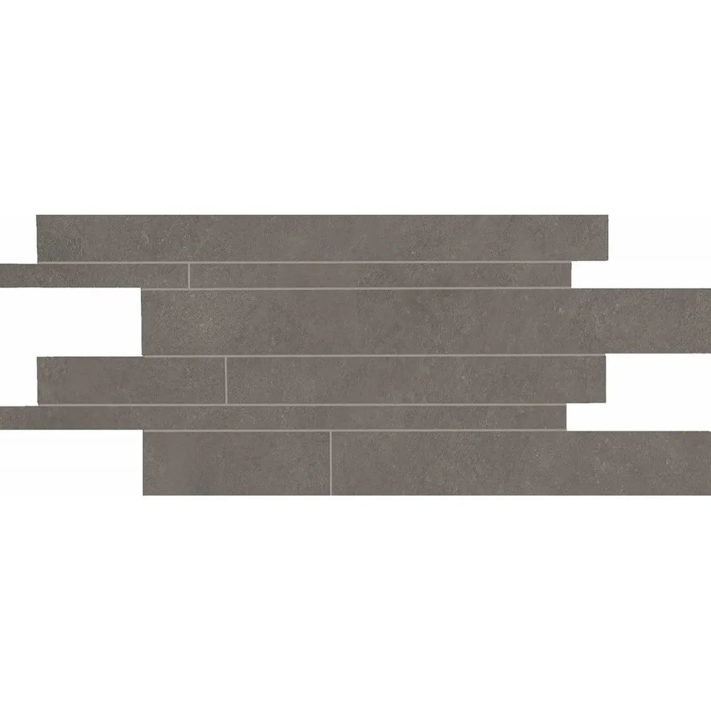 PROVENZA FLIESEN KARMAN LISTELLI SFALSATI ANTRACITE CEMENTO NATURAL 30X60
