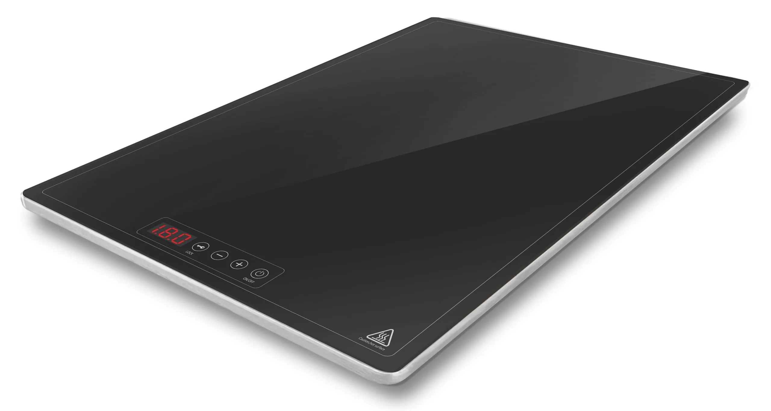 Heizplatte Elektrisch 1/1 - schwarz HxBxT 2,5x55x38cm