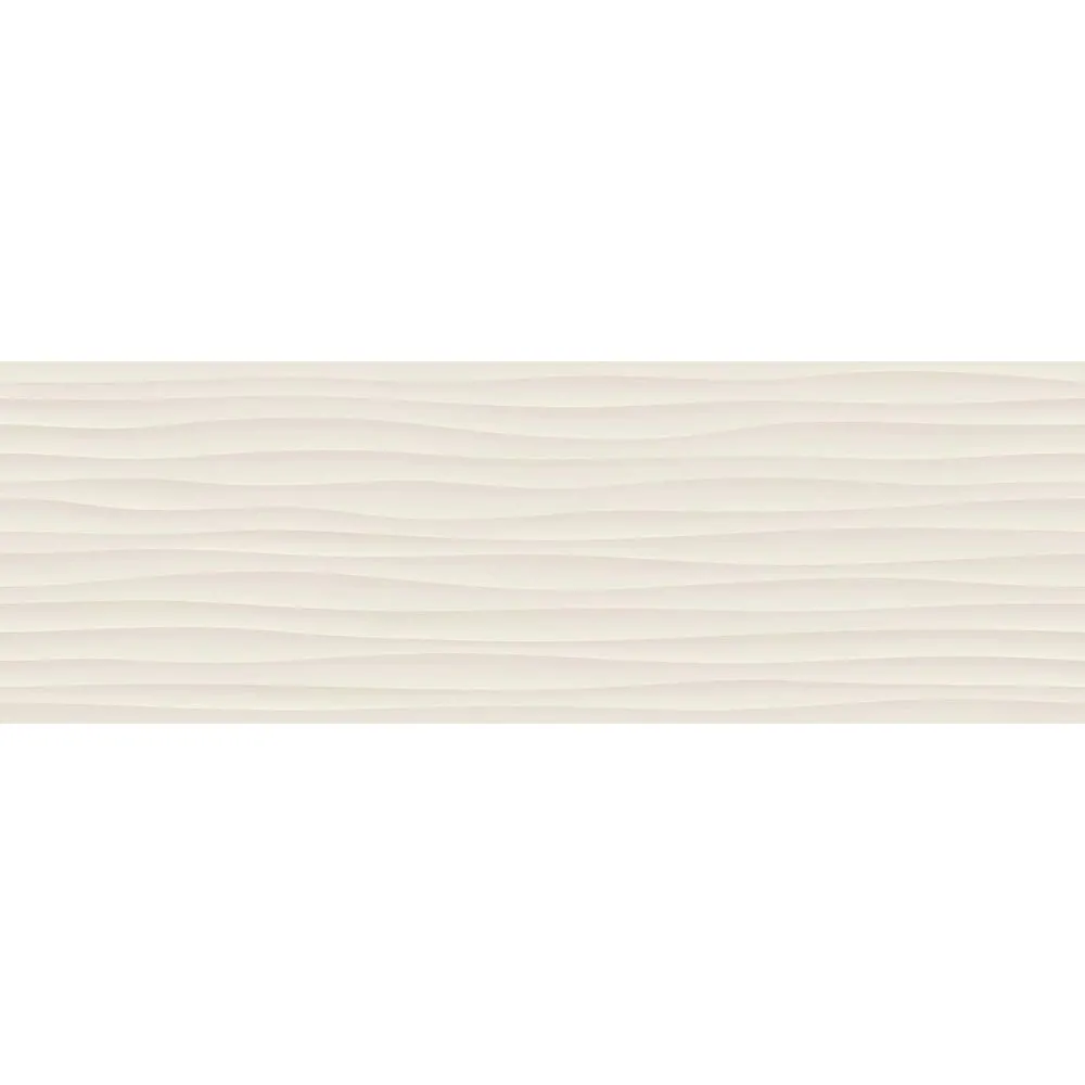 MARAZZI FLIESEN ECLETTICA CREAM STRUTTURA WAVE 3D REKTIFIZIERT 40X120
