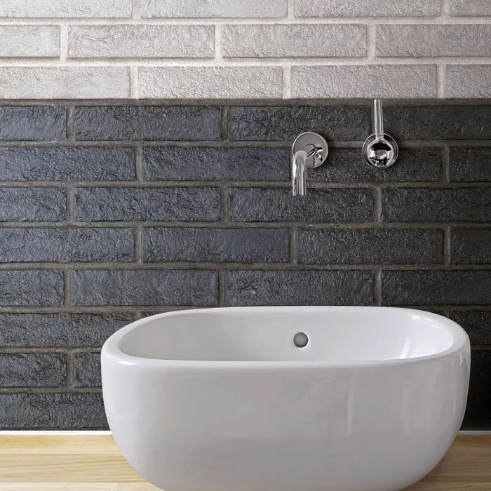 RONDINE NEW YORK FLIESEN BLACK STRUKTURIERT 6X25