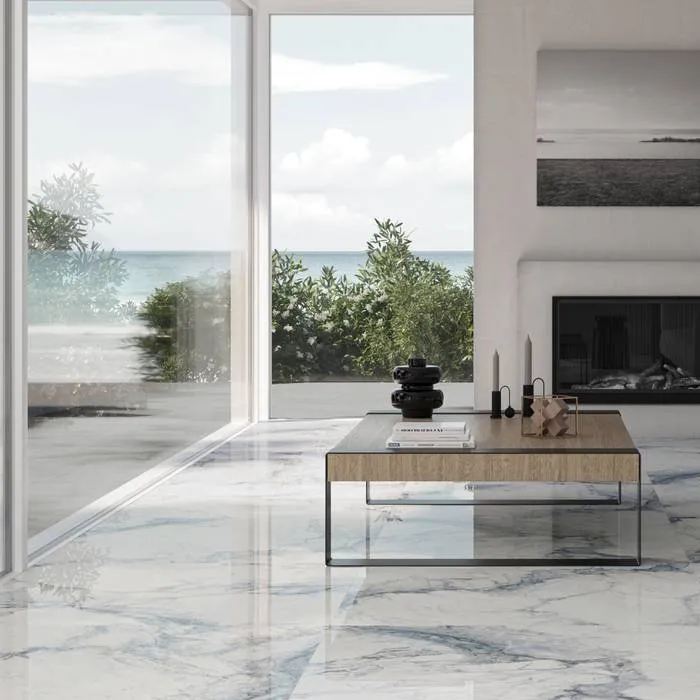 SUPERGRES FLIESEN PURITY OF MARBLE STYLE INVISIBLE BLUE LUX REKTIFIZIERT 120X120