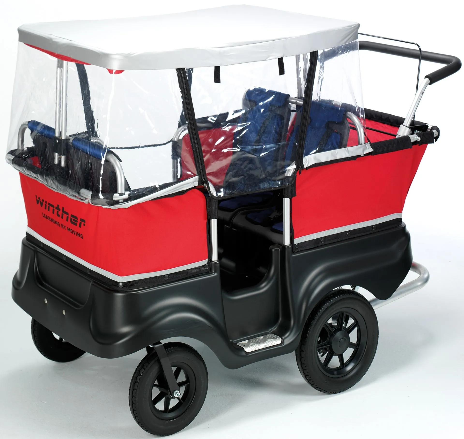 Winther Regenschutz für Turtle Kinderbus für 4 Kinder