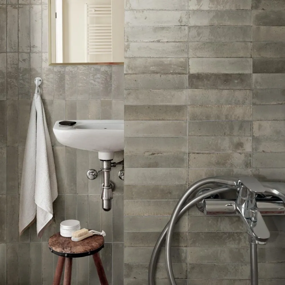 MARAZZI FLIESEN CROGIOLO LUME GREIGE LUX 6X24