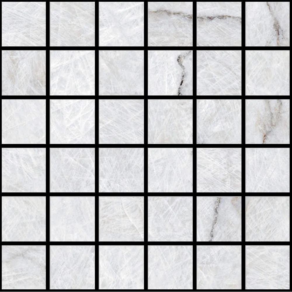 EMILCERAMICA TELE DI MARMO RELOADED MOSAIK 5X5 QUARZO KANDINSKY NATURAL 30X30
