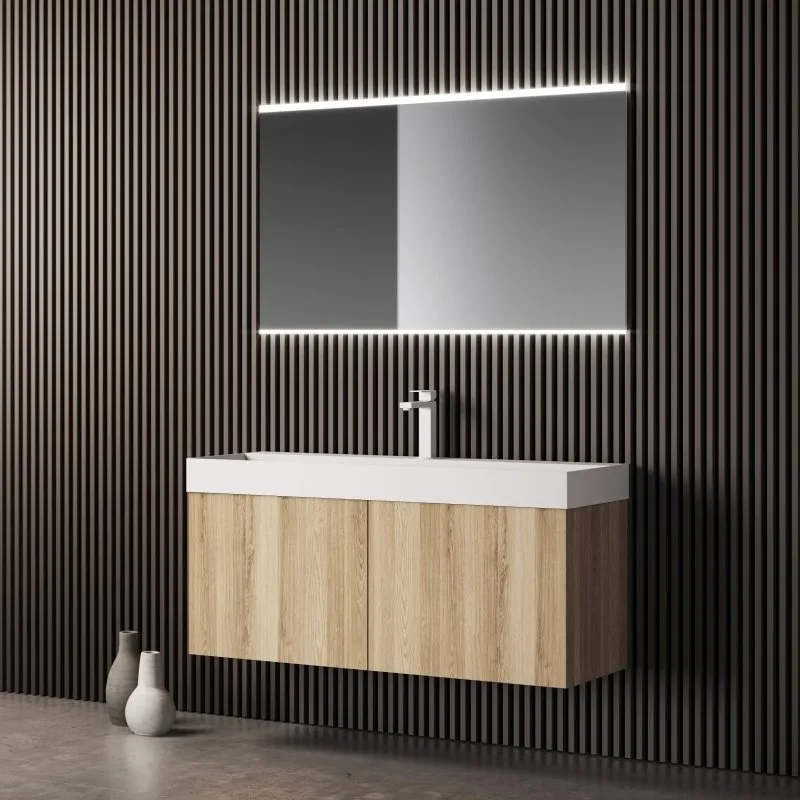 ANTA CONTENITORE 2-TÜRIGER WASCHBECKENSCHRANK MIT KONSOLE UND SPIEGEL