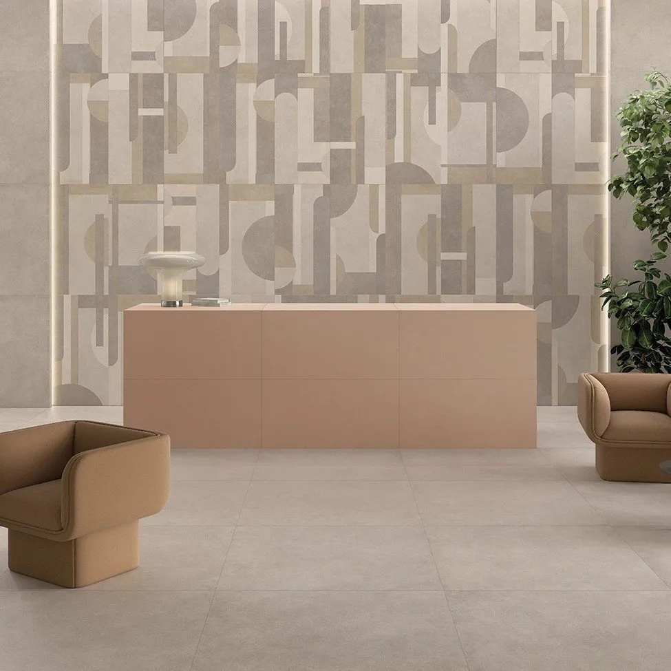 KEOPE FLIESEN GEO SILVER NATURAL R9 REKTIFIZIERT 40X80