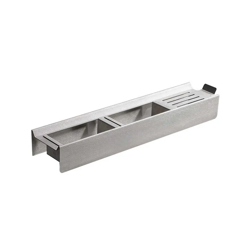STILHAUS MILANO MENSOLA DOCCIA ACCIAIO INOX SATINATO 60CM
