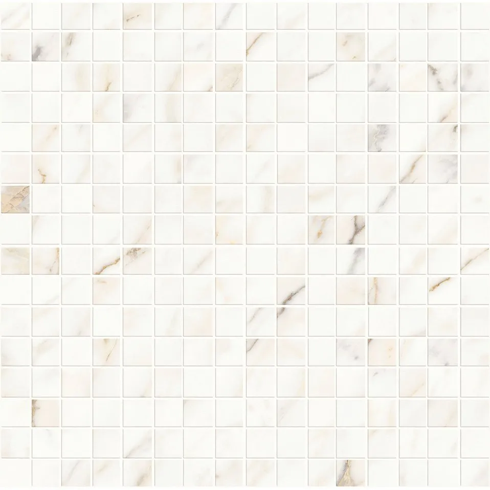 MARAZZI FLIESEN ALLMARBLE WALL MOSAIK GOLDEN WHITE SATIN 40X40