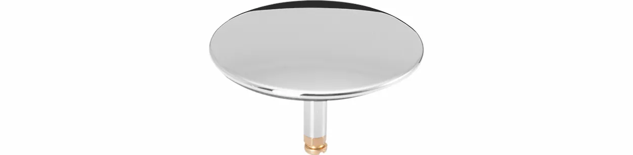 Stopfen Messing verchromt, universal passend zu Ab- und Überlaufgarnituren