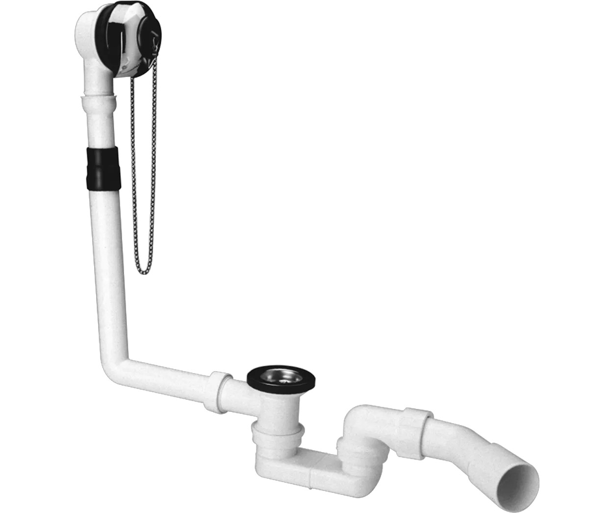 Ablaufgarnitur CW, mit Ventilstopfen Ablaufgarnitur CW