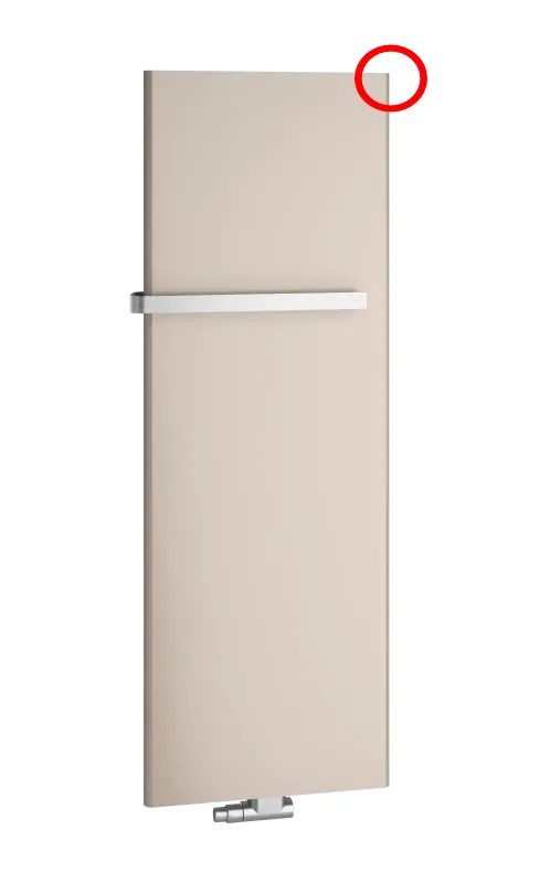 Kermi Design-Heizkörper „Pateo®“ 50 × 152,5 cm PSR21150050WXXK in Ivory - B-Ware, Sonderpreis