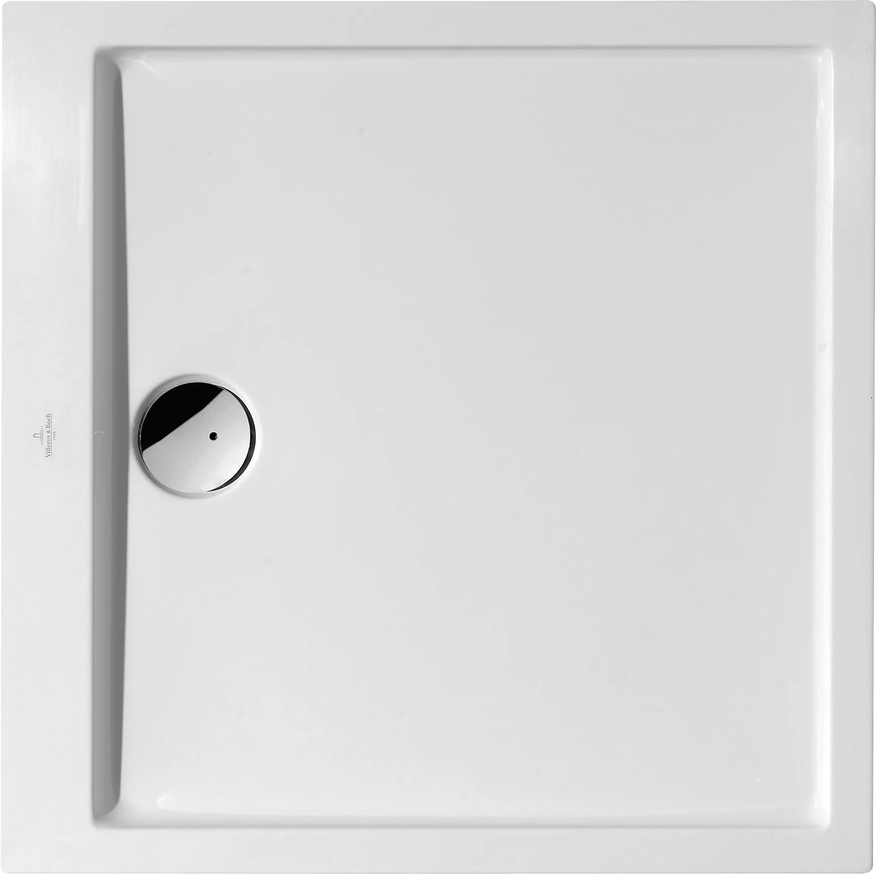 Villeroy & Boch quadrat Duschwanne „Subway“ 90 × 90 cm ohne Oberflächenbeschichtung, in Weiß Alpin