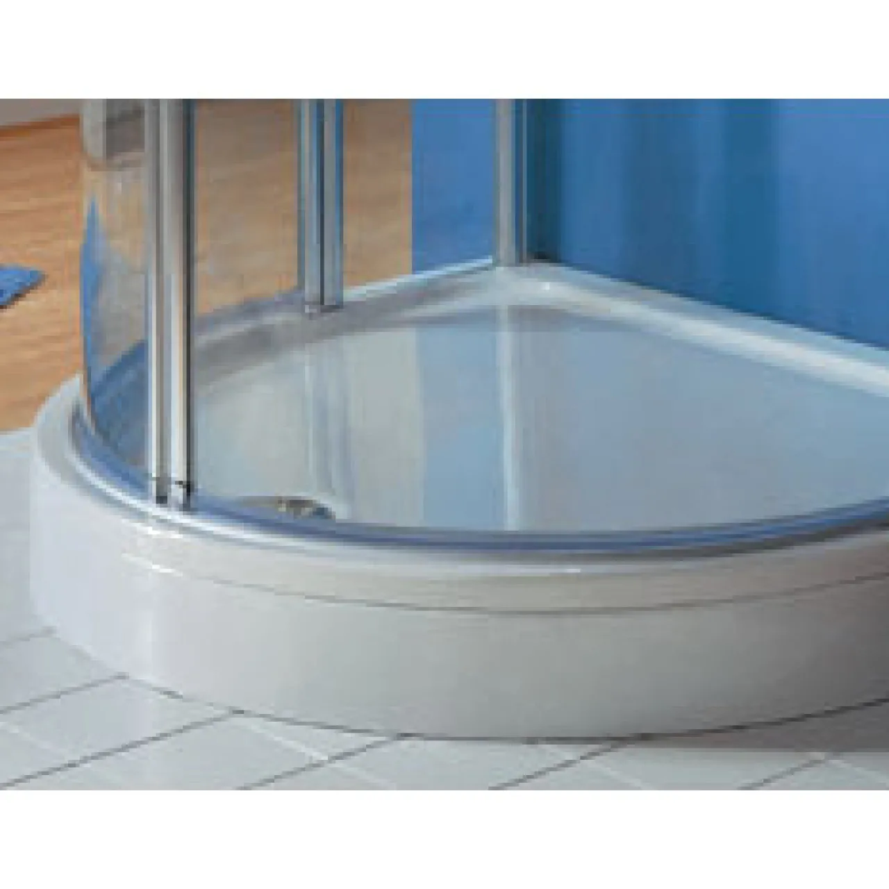 HSK Schürze für Acryl-Duschwanne „superflach“ 96 × 82 cm