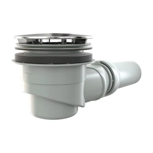 HSK Ablaufgarnitur waagerecht für Duschwannen „superflach“, Abgang waagerecht